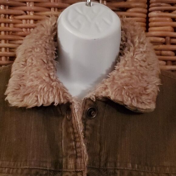 American Eagle Brown Corduroy Jacket S - Picture 2 of 9